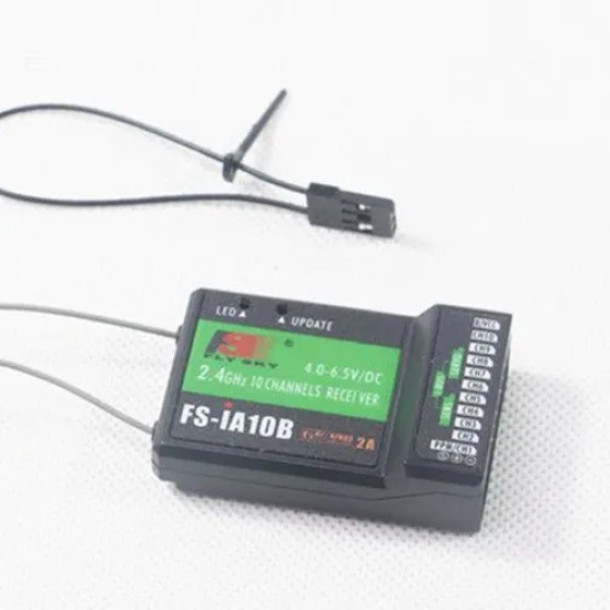 Hot Sales Flysky 2.4G 10CH FS-iA10B Receiver PPM Output With IBus Port for  FPV Racing RC Transmitter